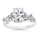 14k White Gold Bridal Set - Image 2