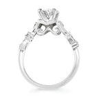14k White Gold Bridal Set - Image 4