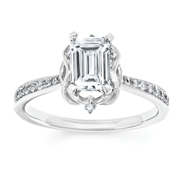 14k White Gold Bridal Set - Image 2