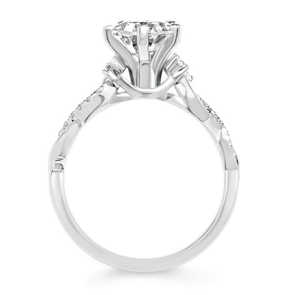 14k White Gold Bridal Set - Image 4