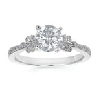 14k White Gold Bridal Set - Image 2