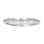 14k White Gold Bridal Set - Image 3