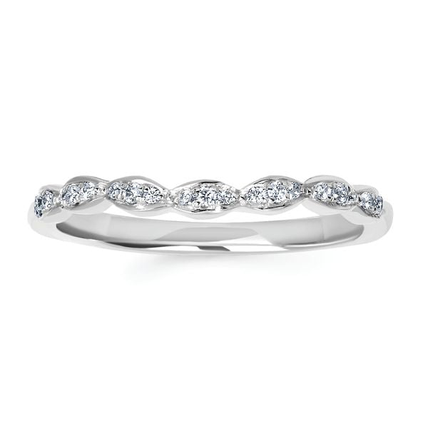 14k White Gold Bridal Set - Image 3