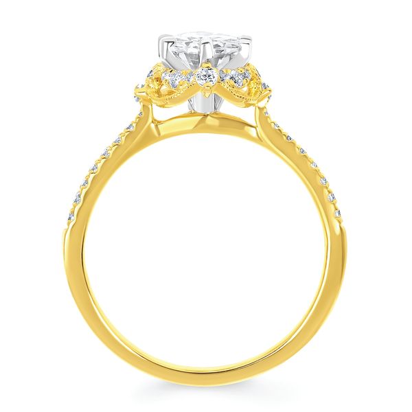 14k Yellow Gold Bridal Set - Image 4