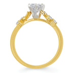 14k Yellow Gold Bridal Set - Image 4