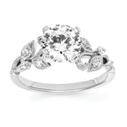14k White Gold Bridal Set - Image 2