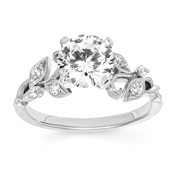14k White Gold Bridal Set - Image 2