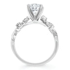 14k White Gold Bridal Set - Image 4