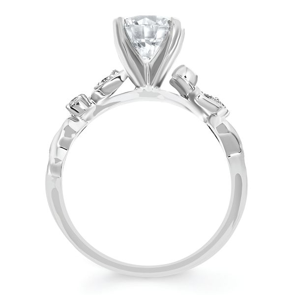 14k White Gold Bridal Set - Image 4
