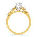 14k Yellow Gold Bridal Set - Image 4