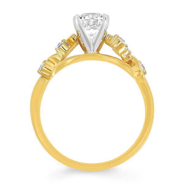 14k Yellow Gold Bridal Set - Image 4
