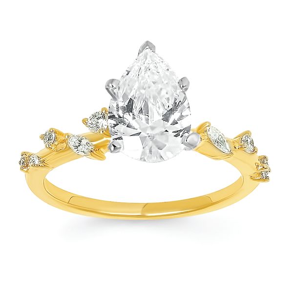 14k Yellow Gold Bridal Set - Image 2