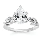 14k White Gold Bridal Set - Image 2