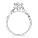 14k White Gold Bridal Set - Image 4