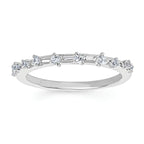 14k White Gold Bridal Set - Image 3