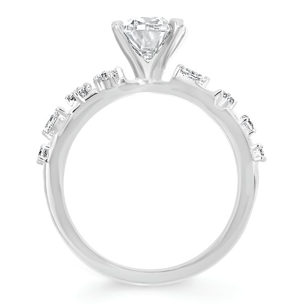 14k White Gold Bridal Set - Image 4