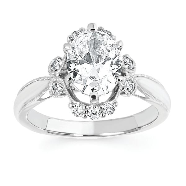 14k White Gold Bridal Set - Image 2