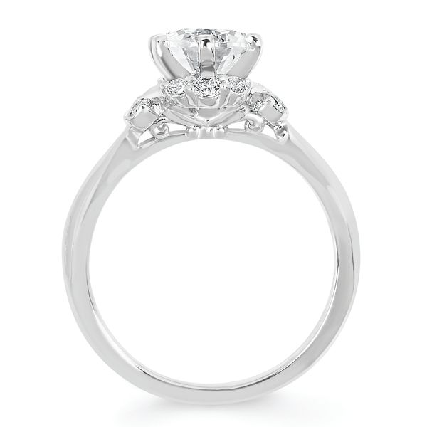 14k White Gold Bridal Set - Image 4
