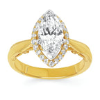 14k Yellow Gold Bridal Set - Image 2