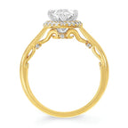14k Yellow Gold Bridal Set - Image 4