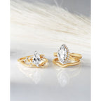 14k Yellow Gold Bridal Set - Image 5