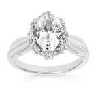 14k White Gold Bridal Set - Image 2