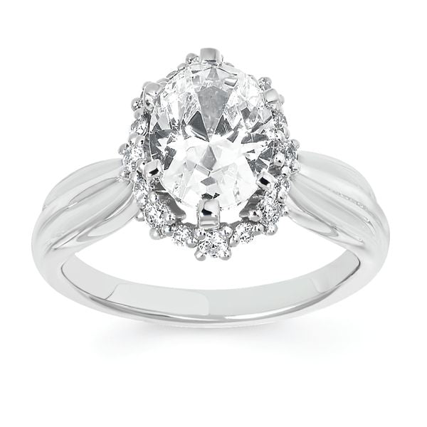 14k White Gold Bridal Set - Image 2