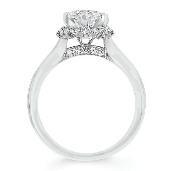 14k White Gold Bridal Set - Image 4
