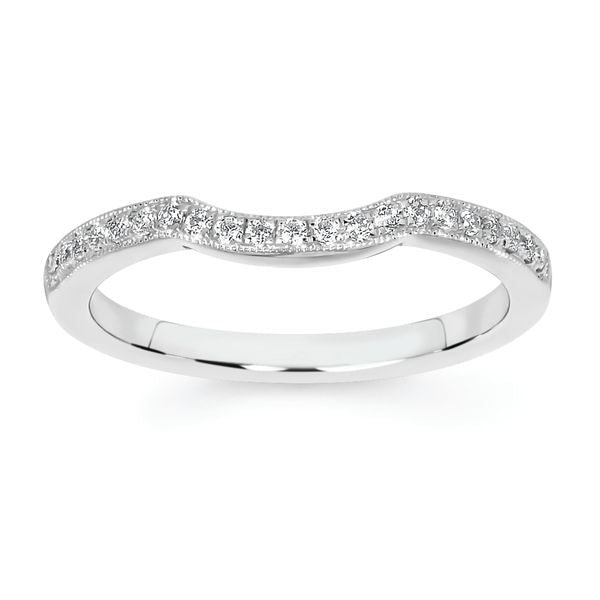 14k White Gold Bridal Set - Image 3