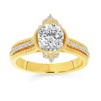 14k Yellow Gold Bridal Set - Image 2