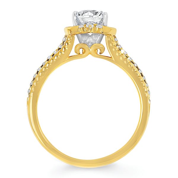 14k Yellow Gold Bridal Set - Image 4