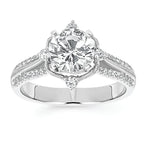 14k White Gold Bridal Set - Image 2