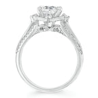 14k White Gold Bridal Set - Image 4
