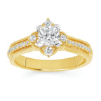 14k Yellow Gold Bridal Set - Image 2