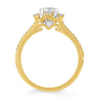 14k Yellow Gold Bridal Set - Image 4