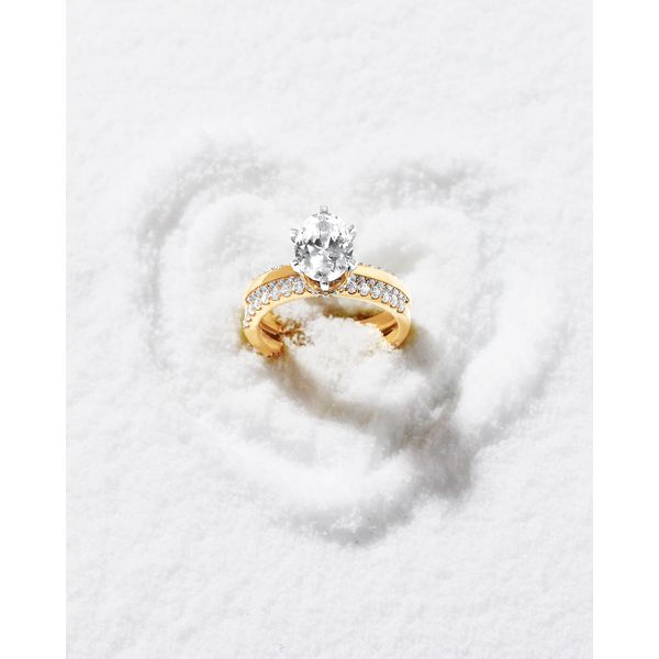 14k Yellow Gold Bridal Set - Image 5