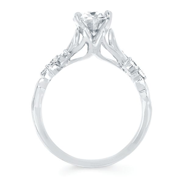 14k White Gold Bridal Set - Image 3