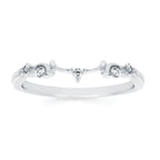 14k White Gold Bridal Set - Image 4