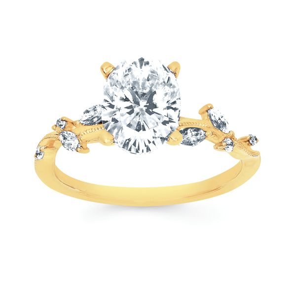 14k Yellow Gold Bridal Set - Image 2