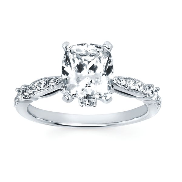 14k White Gold Bridal Set - Image 2