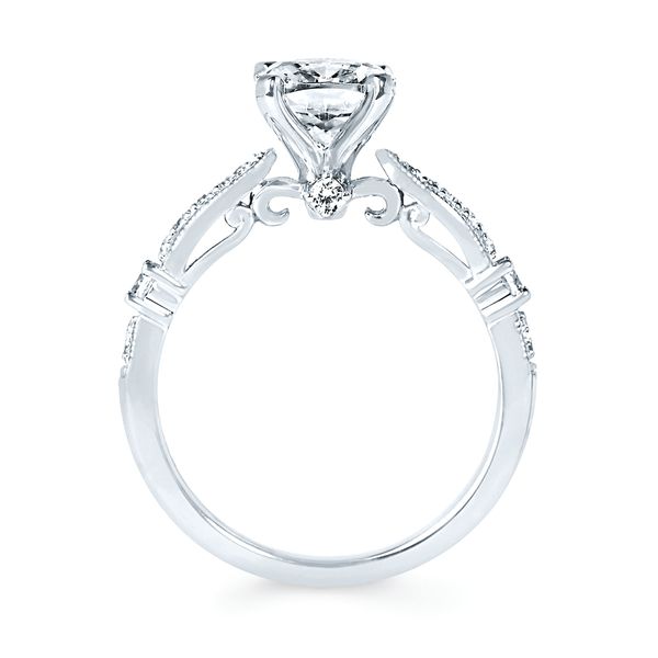 14k White Gold Bridal Set - Image 4