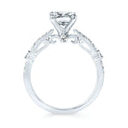 14k White Gold Bridal Set - Image 4