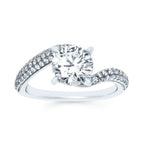 14k White Gold Bridal Set - Image 2