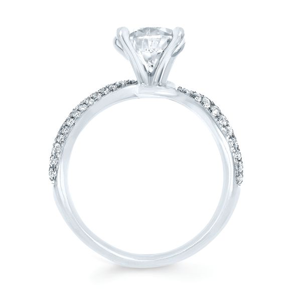 14k White Gold Bridal Set - Image 4