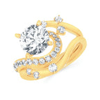 14k Yellow Gold Bridal Set