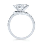 14k White Gold Bridal Set - Image 3