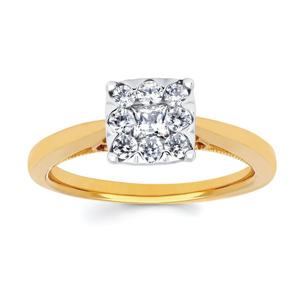 14k Yellow Gold Bridal Set - Image 2