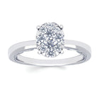 14k White Gold Bridal Set - Image 2