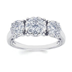 14k White Gold Bridal Set - Image 2