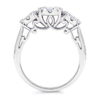 14k White Gold Bridal Set - Image 4